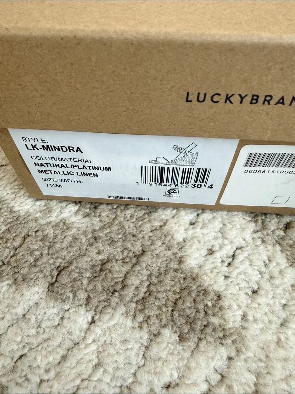 Lucky Brand espadrille wedge